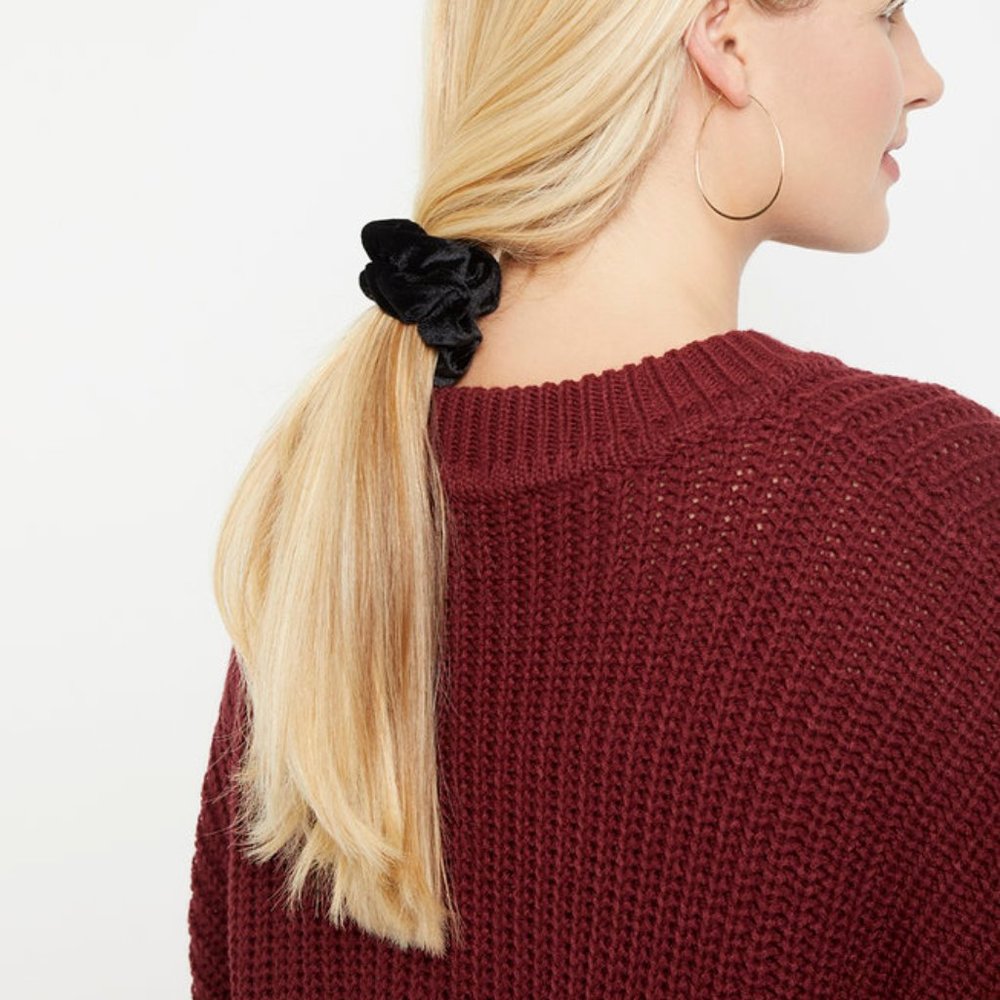 Eloquii Velvet Scrunchie Set